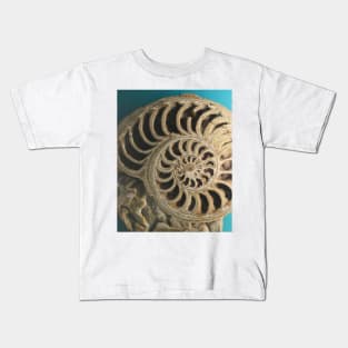 Ammonoid. Sedgwick Museum of Earth Sciences. Cambridge, UK Kids T-Shirt